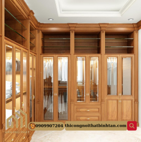 Tủ quần áo gỗ
