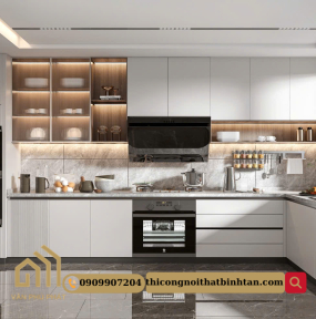 Nội thất không gian bếp cổ điển