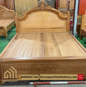 GIƯỜNG NGỦ HOA MAI