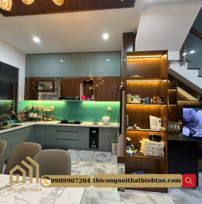 Nội thất không gian bếp hiện đại