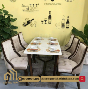 Bộ Bàn Ăn 6 Ghế