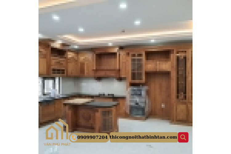 Nội thất không gian bếp cổ điển