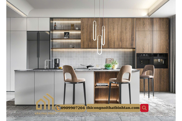 Nội thất phòng bếp hiện đại 