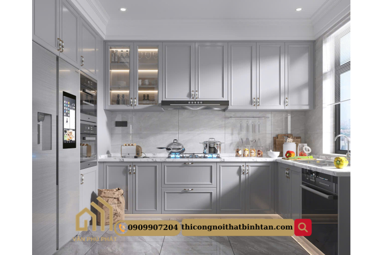 Nội thất không gian bếp cổ điển