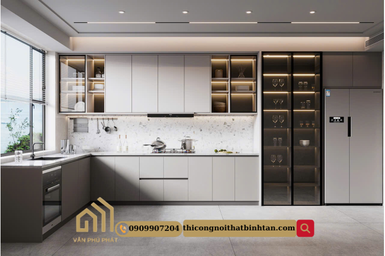 Nội thất phòng bếp hiện đại 