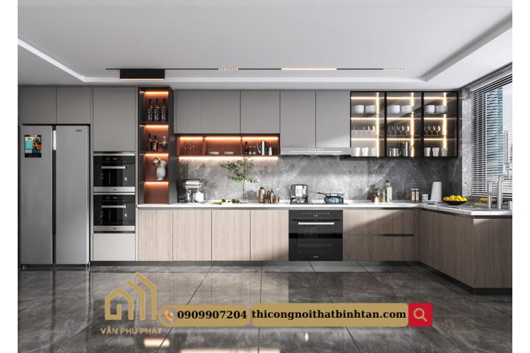 Nội thất bếp hiện đại 