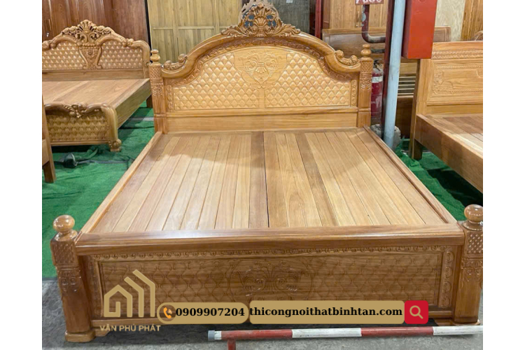GIƯỜNG NGỦ HOA MAI