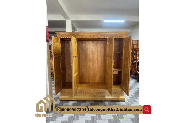 Tủ quần áo 4 cánh