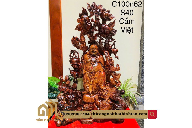 Tượng gỗ Di Lặc