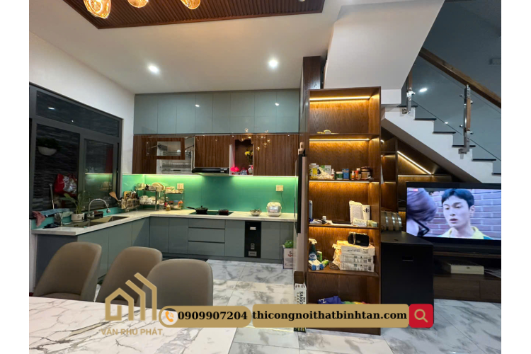 Nội thất không gian bếp hiện đại