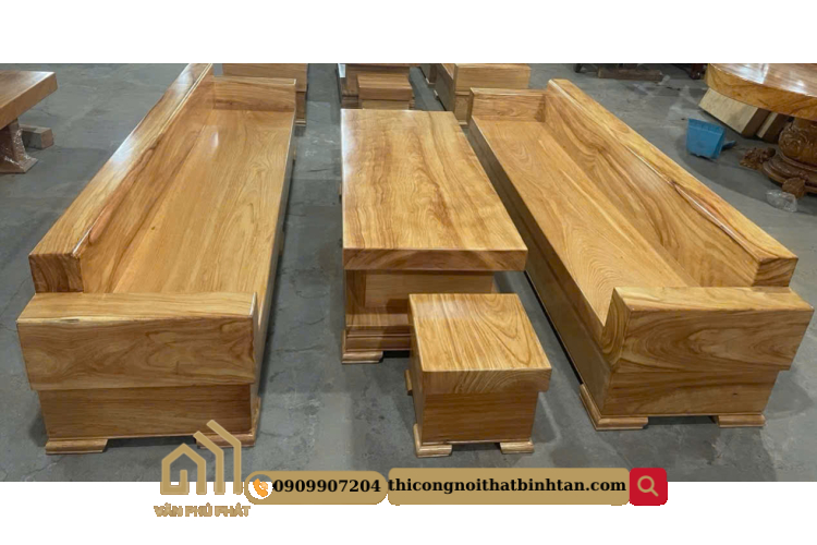 Bộ bàn ghế gỗ sofa