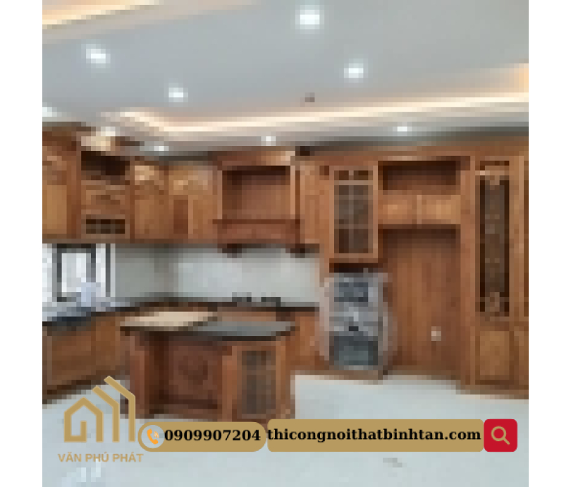Nội thất không gian bếp cổ điển