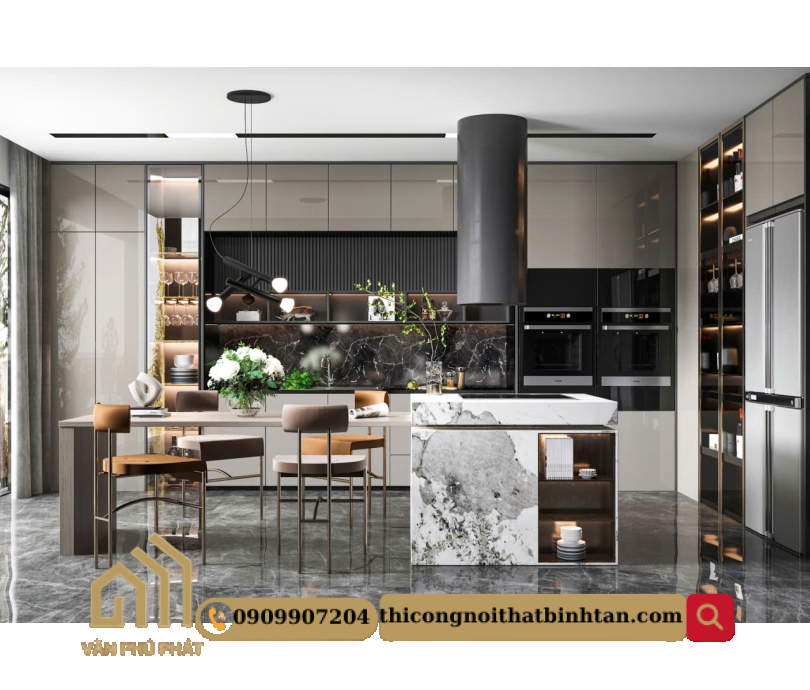 Nội thất bếp hiện đại