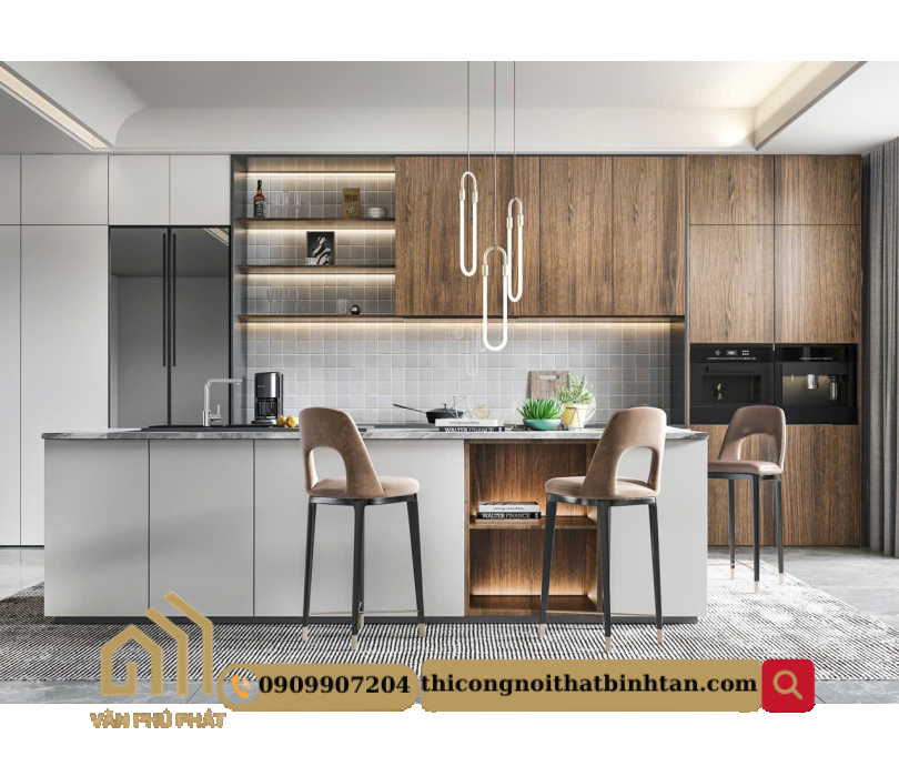 Nội thất phòng bếp hiện đại 