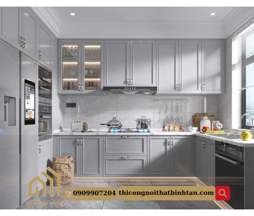 Nội thất không gian bếp cổ điển