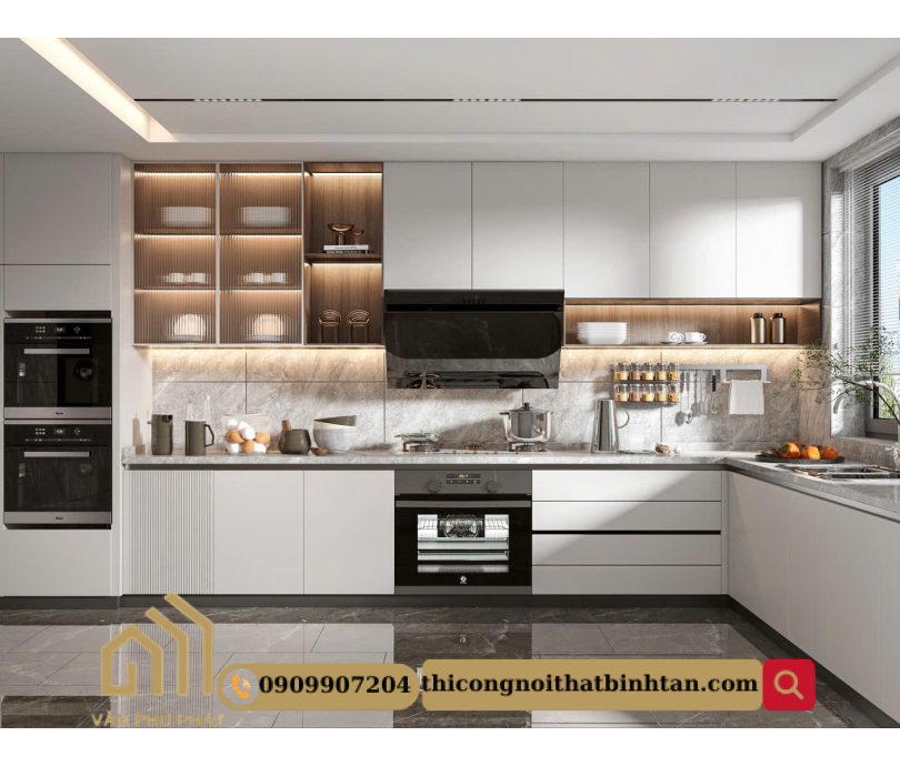 Nội thất không gian bếp cổ điển