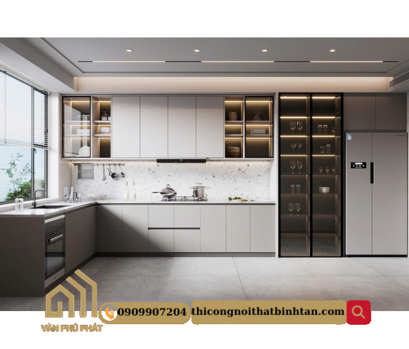 Nội thất phòng bếp hiện đại 