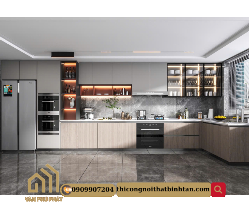 Nội thất bếp hiện đại 