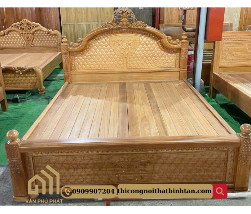 GIƯỜNG NGỦ HOA MAI