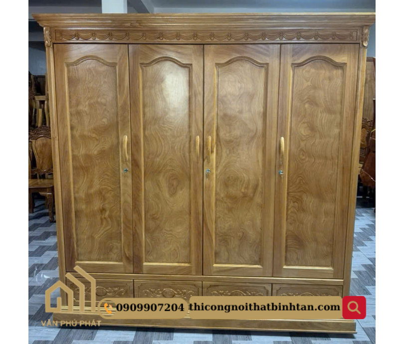 Tủ quần áo 4 cánh