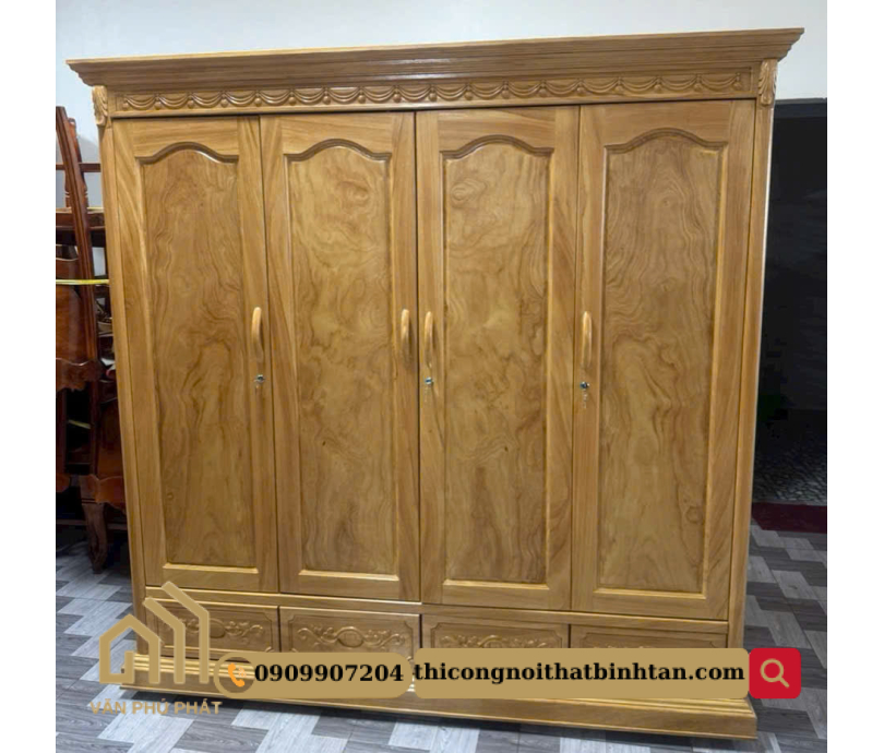 Tủ quần áo 4 cánh