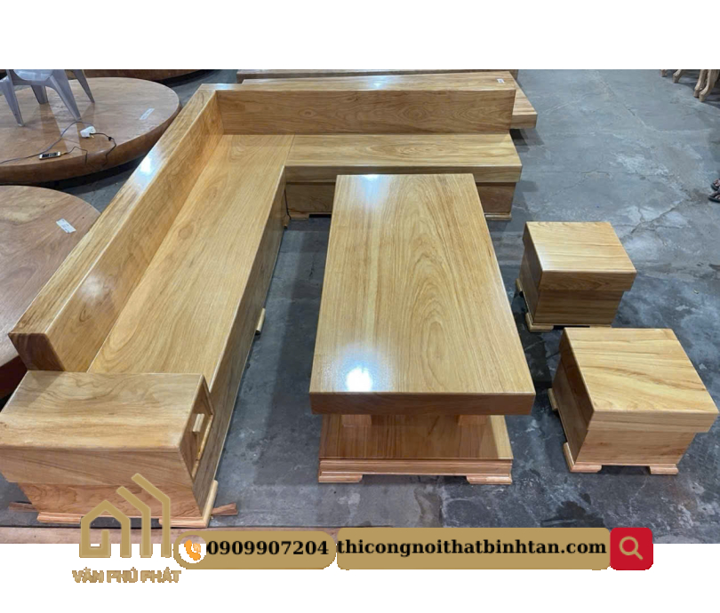 Bộ bàn ghế sofa gỗ